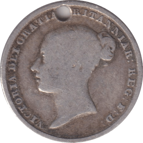 1842 SIXPENCE ( FINE ) - SIXPENCE - Cambridgeshire Coins