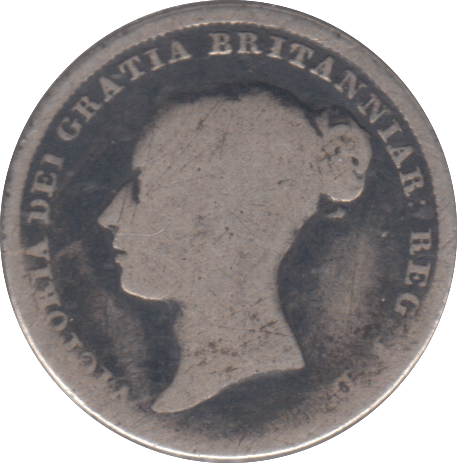 1842 SIXPENCE ( NF ) - SIXPENCE - Cambridgeshire Coins