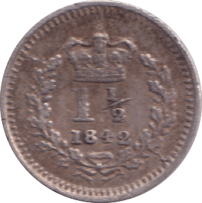 1842 THREE HALF PENCE ( VF ) - three half pence - Cambridgeshire Coins