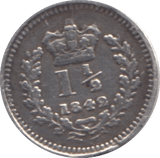 1842 THREE HALFPENCE ( VF ) - Three Half Pence - Cambridgeshire Coins