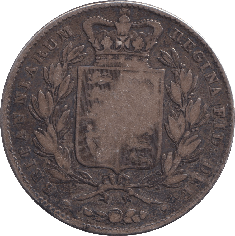 1843 CROWN F70 ( FAIR ) - CROWN - Cambridgeshire Coins
