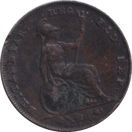 1843 FARTHING ( GF ) - FARTHING - Cambridgeshire Coins