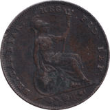 1843 FARTHING ( GF ) - FARTHING - Cambridgeshire Coins