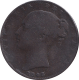 1843 FARTHING ( NF ) - FARTHING - Cambridgeshire Coins
