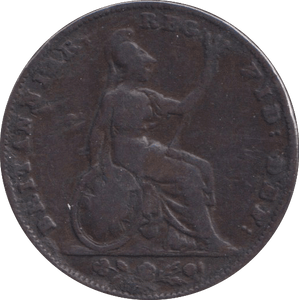 1843 FARTHING ( NF ) - FARTHING - Cambridgeshire Coins