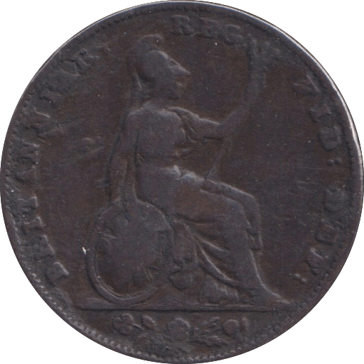 1843 FARTHING ( NF ) - FARTHING - Cambridgeshire Coins