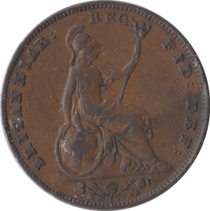 1843 FARTHING ( VF ) - Farthing - Cambridgeshire Coins