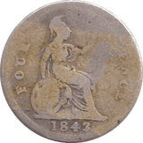 1843 FOURPENCE ( FAIR ) - SIXPENCE - Cambridgeshire Coins