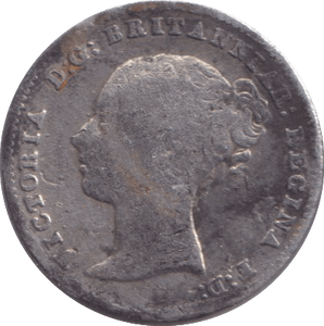 1843 FOURPENCE ( GF ) - FOURPENCE - Cambridgeshire Coins
