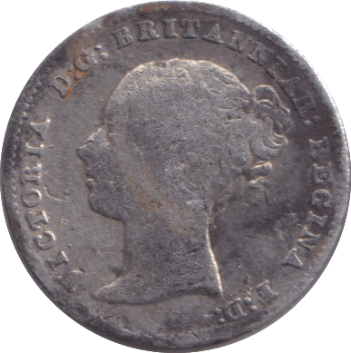 1843 FOURPENCE ( GF ) - FOURPENCE - Cambridgeshire Coins