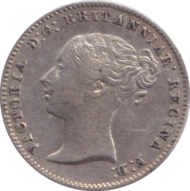 1843 FOURPENCE ( GVF ) - FOURPENCE - Cambridgeshire Coins