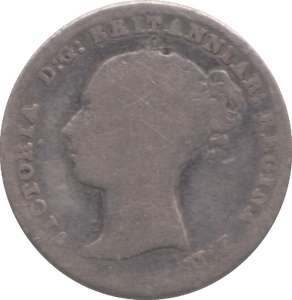 1843 FOURPENCE ( NF ) - FOURPENCE - Cambridgeshire Coins