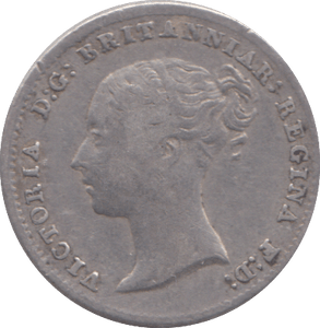 1843 FOURPENCE ( VF ) - FOURPENCE - Cambridgeshire Coins