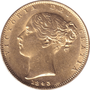 1843 GOLD SOVEREIGN ( EF ) - SOVEREIGN - Cambridgeshire Coins