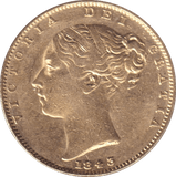 1843 GOLD SOVEREIGN ( GVF ) - SOVEREIGN - Cambridgeshire Coins