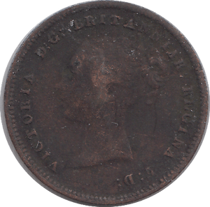 1843 HALF FARTHING F68 ( FINE ) - HALF FARTHING - Cambridgeshire Coins