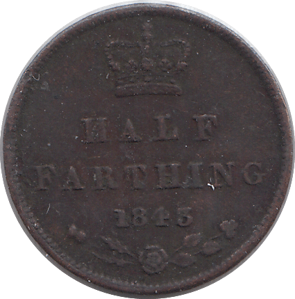 1843 HALF FARTHING F68 ( FINE ) - HALF FARTHING - Cambridgeshire Coins