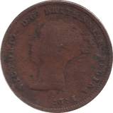1843 HALF FARTHING ( FINE ) - HALF FARTHING - Cambridgeshire Coins