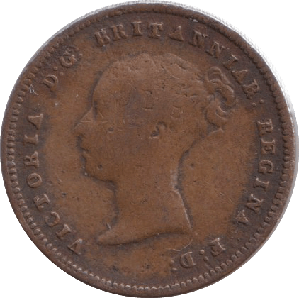 1843 HALF FARTHING ( GF ) - HALF FARTHING - Cambridgeshire Coins