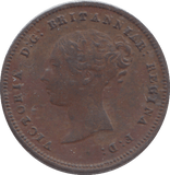 1843 HALF FARTHING ( GVF ) - HALF FARTHING - Cambridgeshire Coins