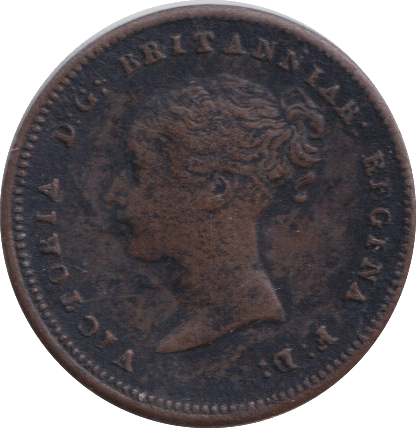 1843 HALF FARTHING ( VF ) - HALF FARTHING - Cambridgeshire Coins