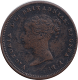 1843 HALF FARTHING ( VF ) - HALF FARTHING - Cambridgeshire Coins