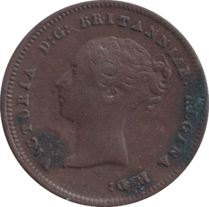 1843 HALF FARTHING ( VF ) - HALF FARTHING - Cambridgeshire Coins