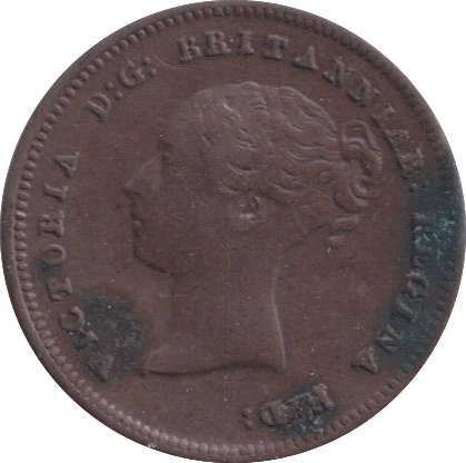 1843 HALF FARTHING ( VF ) - HALF FARTHING - Cambridgeshire Coins