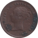 1843 HALF FARTHING ( VF ) - HALF FARTHING - Cambridgeshire Coins