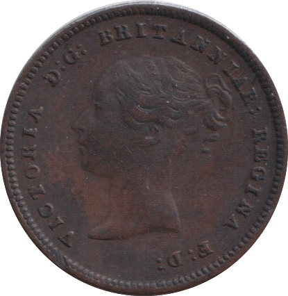 1843 HALF FARTHING ( VF ) - HALF FARTHING - Cambridgeshire Coins