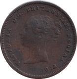 1843 HALF FARTHING ( VF ) - HALF FARTHING - Cambridgeshire Coins