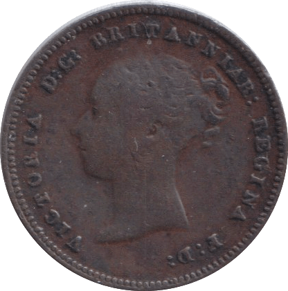1843 HALF FARTHING ( VF ) - HALF FARTHING - Cambridgeshire Coins