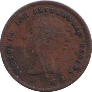 1843 HALF FARTHING ( VF ) - HALF FARTHING - Cambridgeshire Coins
