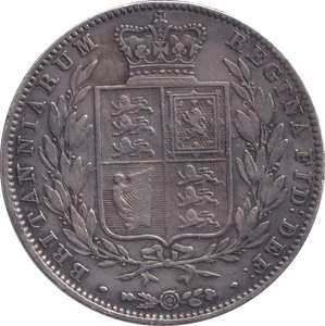 1843 HALFCROWN ( GF ) - HALFCROWN - Cambridgeshire Coins