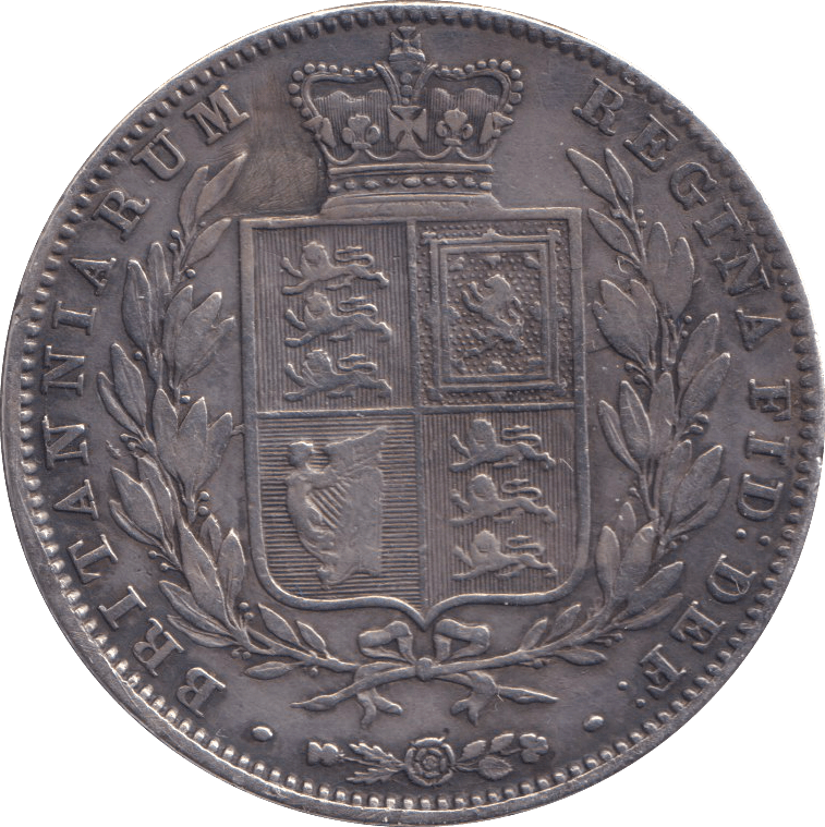 1843 HALFCROWN ( GF ) - HALFCROWN - Cambridgeshire Coins