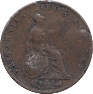 1843 HALFPENNY ( FINE ) - HALFPENNY - Cambridgeshire Coins