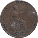 1843 HALFPENNY ( FINE ) - HALFPENNY - Cambridgeshire Coins