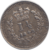 1843 MAUNDY THREE HALFPENCE ( AUNC ) - MAUNDY THREEPENCE - Cambridgeshire Coins