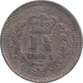1843 MAUNDY TWOPENCE ( FINE ) - MAUNDY TWOPENCE - Cambridgeshire Coins