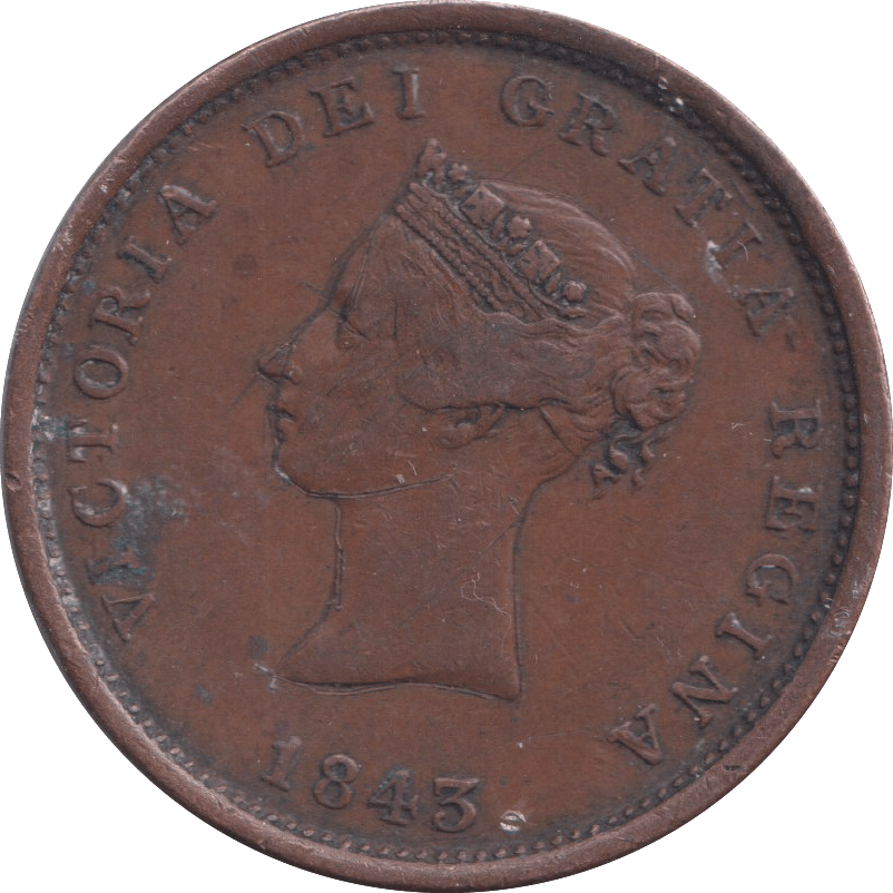 1843 NEW BRUNSWICK PENNY TOKEN - PENNY TOKEN - Cambridgeshire Coins