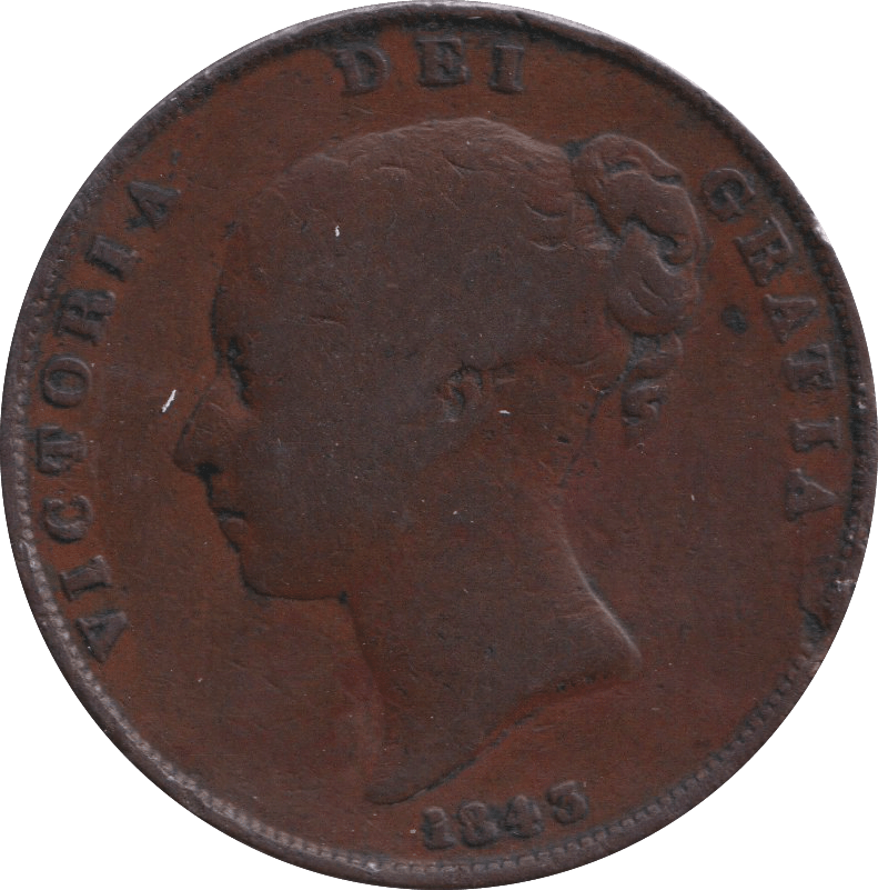 1843 PENNY ( GF ) - PENNY - Cambridgeshire Coins