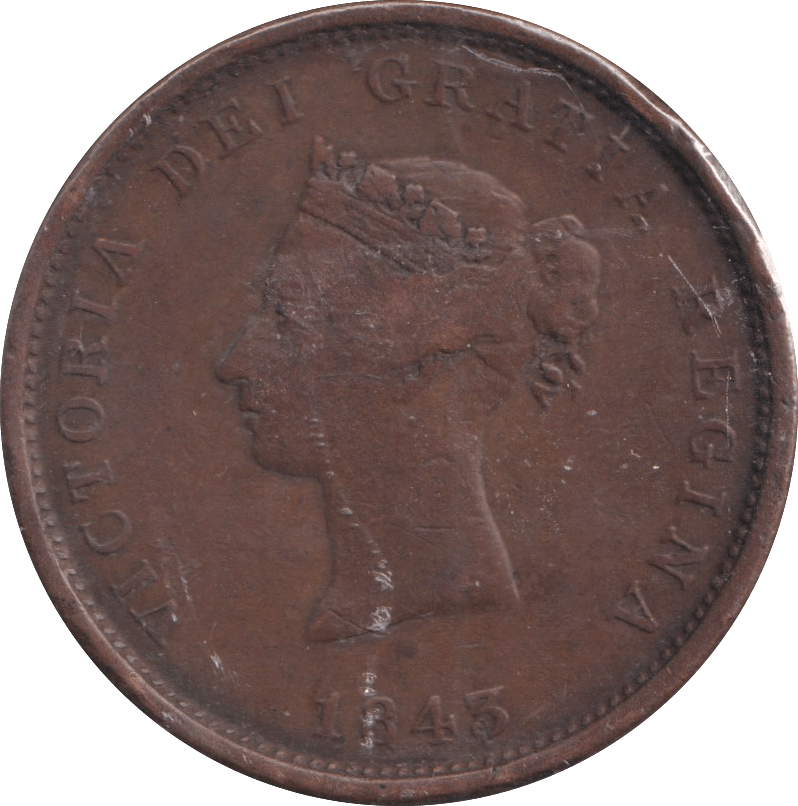 1843 PENNY NEW BRUNSWICK – Cambridgeshire Coins