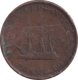 1843 PENNY NEW BRUNSWICK - PENNY - Cambridgeshire Coins