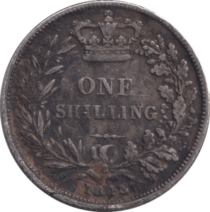1843 SHILLING ( FINE ) - SHILLING - Cambridgeshire Coins