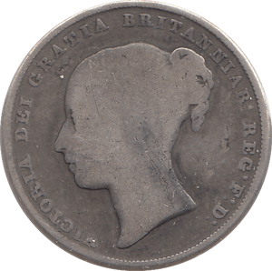 1843 SHILLING ( NF ) - SHILLING - Cambridgeshire Coins