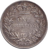 1843 SHILLING ( VF ) - Shilling - Cambridgeshire Coins