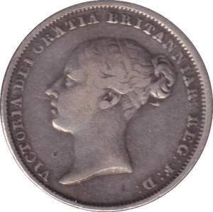 1843 SIXPENCE ( GF ) - SIXPENCE - Cambridgeshire Coins