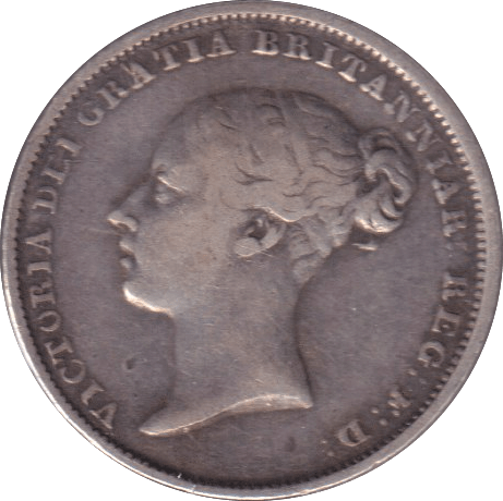 1843 SIXPENCE ( GF ) - SIXPENCE - Cambridgeshire Coins