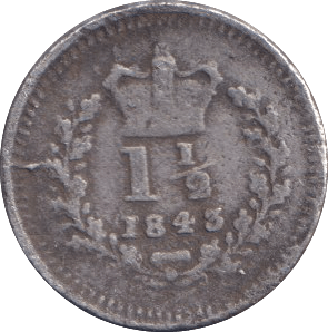 1843 THREE HALF PENCE ( GF ) - THREE HALF PENCE - Cambridgeshire Coins
