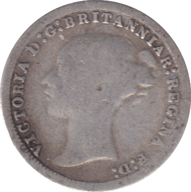 1843 THREEPENCE ( NF ) - THREEPENCE - Cambridgeshire Coins